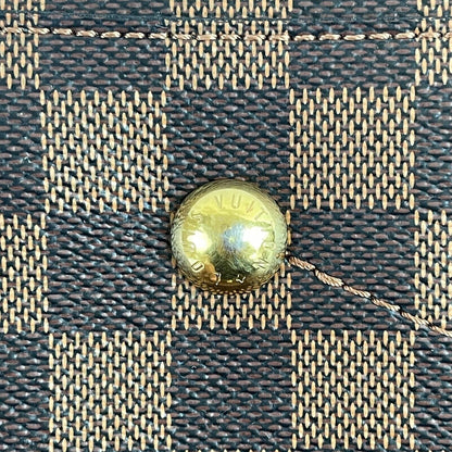 LOUIS VUITTON - Damier Ebene Canvas Maida Hobo - Brown/Green Shoulder Bag