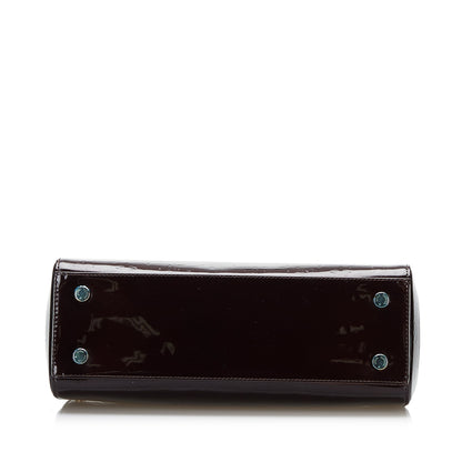 Louis Vuitton Brea MM Purple Monogram Vernis