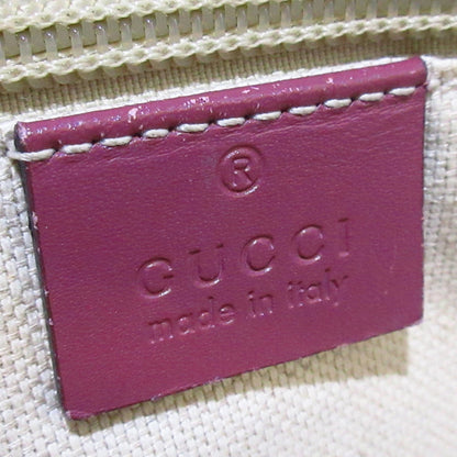 Brown Gucci GG Supreme Convertible Zip Tote Satchel