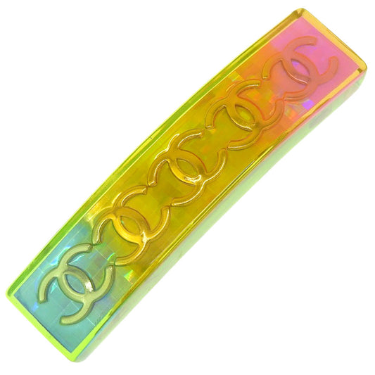 Chanel Chanel Coco Valetta Rainbow   A08684  x G Mesh Manufactured in France 1997 Multicolor 97P COCO Mark  A-Rank Cloth