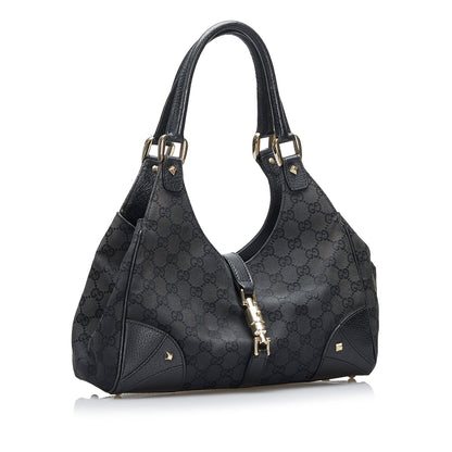 Gucci GG Canvas Nailhead Jackie O Handbag