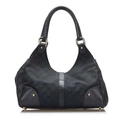 Gucci GG Canvas Nailhead Jackie O Handbag