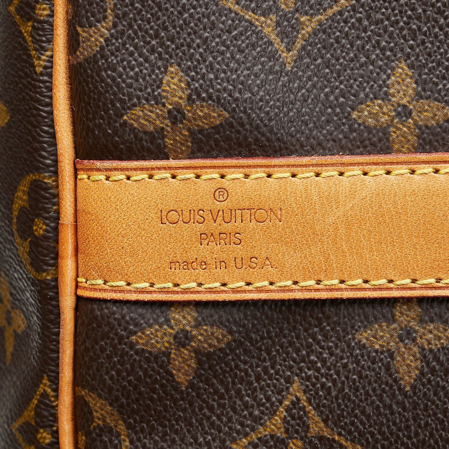 LOUIS VUITTON Monogram Keepall Bandouliere 55 Travel Bag