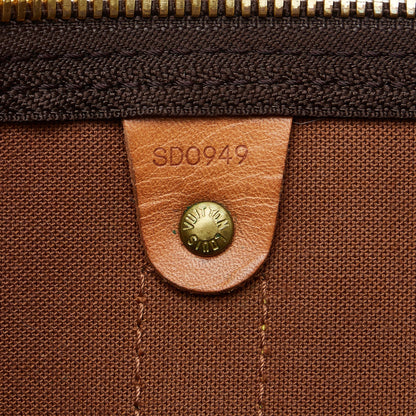 LOUIS VUITTON Monogram Keepall Bandouliere 55 Travel Bag