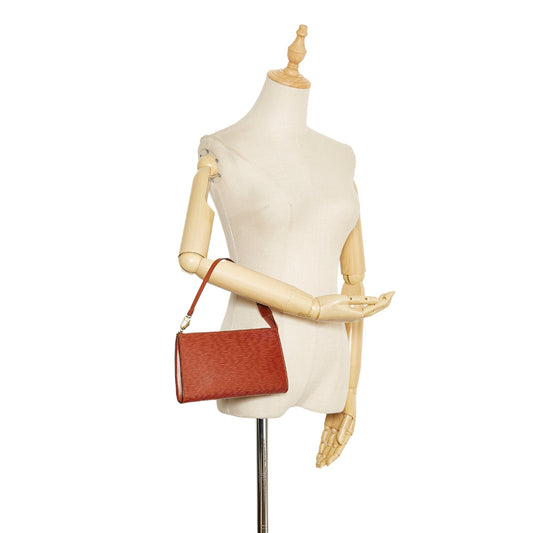LOUIS VUITTON Epi Pochette Accessoires Brown