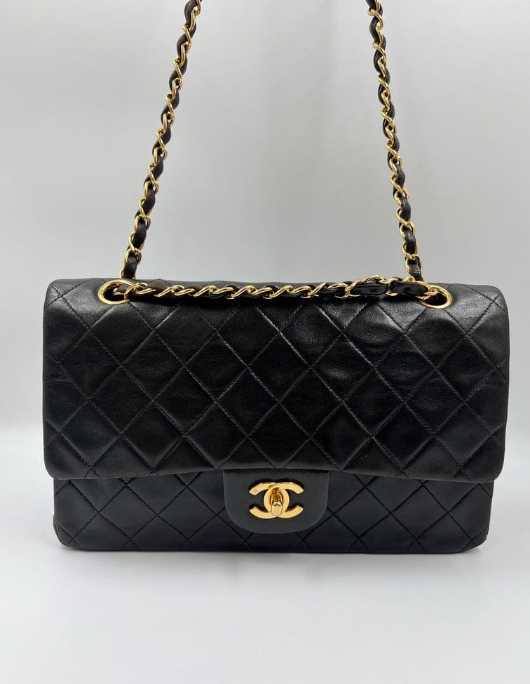 Chanel Classic Flap Medium Lambskin Gold Shoulder Bag