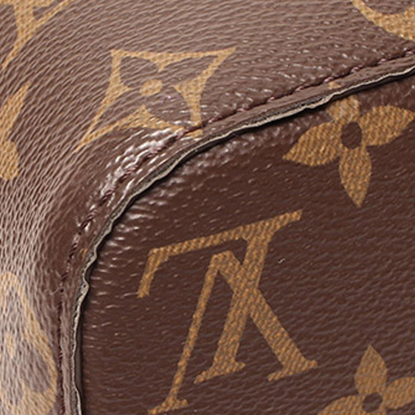 LOUIS VUITTON Monogram Neonoe Shearling BB Bucket Bag