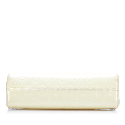 LOUIS VUITTON Monogram Vernis Roxbury Drive White