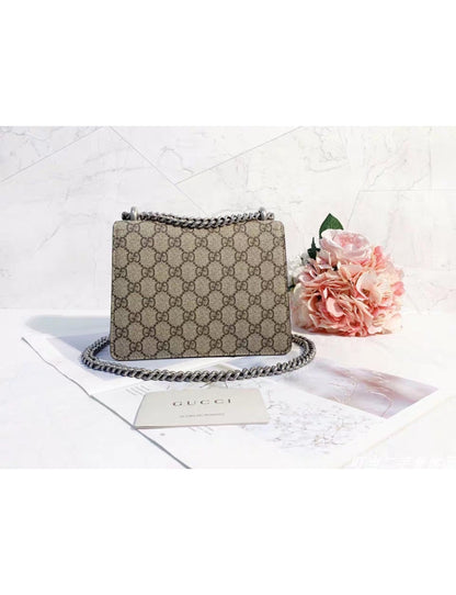 Gucci Dionysus Series GG Supreme Canvas Shoulder Bag