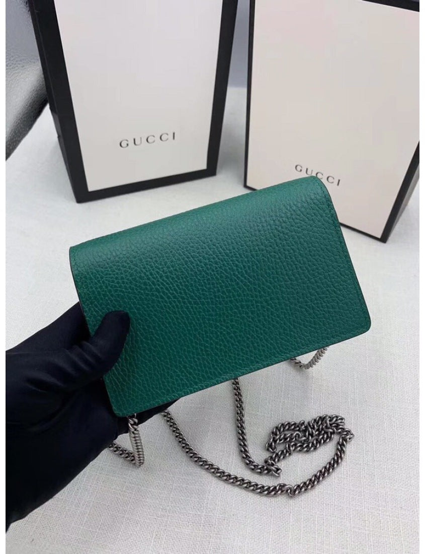 Gucci Dionysus Collection Leather Super Mini Handbag