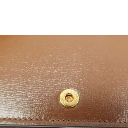 Gucci Heart Chain Wallet GG Supreme Monogram Canvas Crossbody Bag Beige
