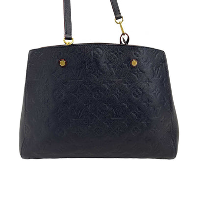 LOUIS VUITTON - Montaigne GM Dark Navy Monogram - Top Handle W/ Shoulder Strap
