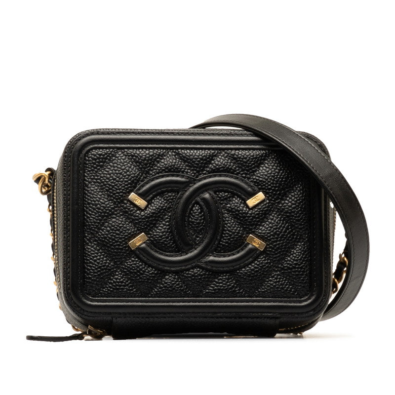 Chanel Black Elegant Shoulder Bag 30