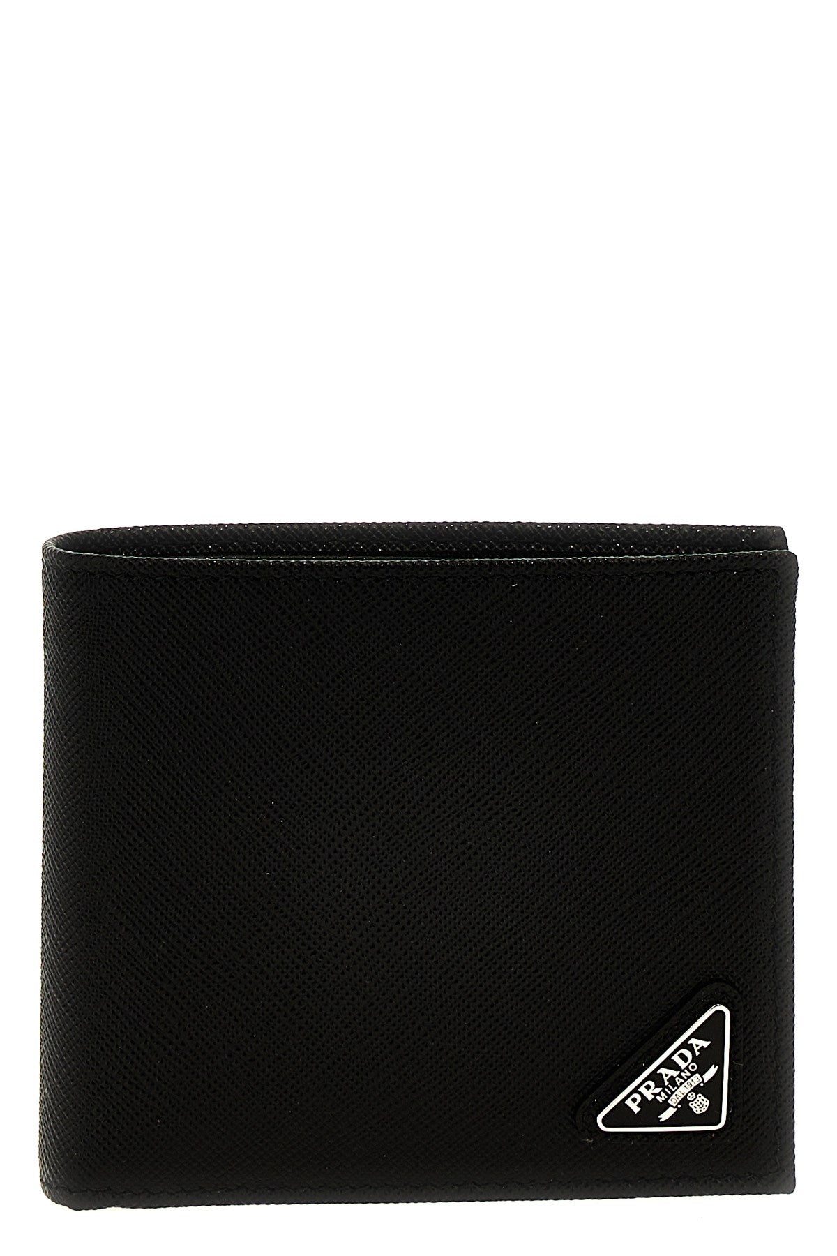Prada Men Saffiano Logo Wallet