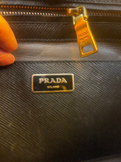 Prada Saffiano Front Pocket Tote Bag