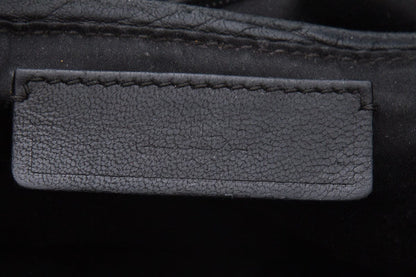 YSL Black & Gold Twist Closure Handbag