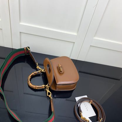 BOLSA GUCCI BAMBOO 1947 PEQUENA 17