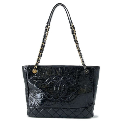 Chanel Leather Black Elegant Tote Bag 9
