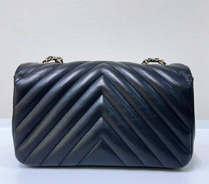 Chanel Flap Mini Quilted Black Shoulder Bag