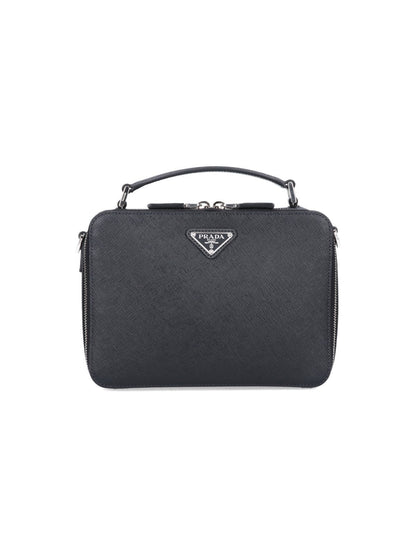 Prada Men Brique Saffiano Bag
