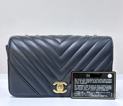 Chanel Flap Mini Quilted Black Shoulder Bag