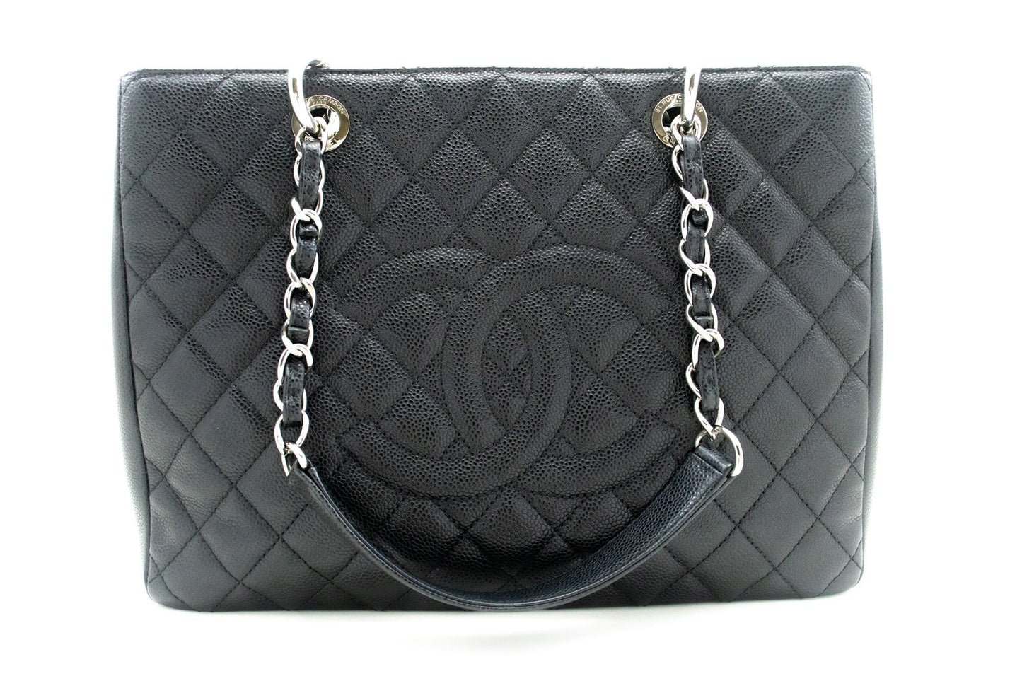 Chanel Leather Black Elegant Tote Bag 5