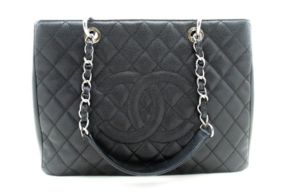 Chanel Leather Black Elegant Tote Bag 5