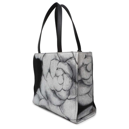 Chanel Medium Canvas Black Tote Bag