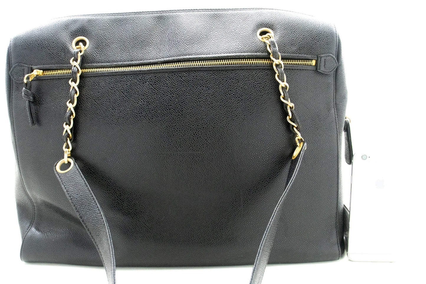 Chanel Large Leather Black Shoulder Bag