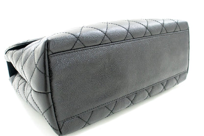 Chanel Kelly Leather Black Shoulder Bag 2