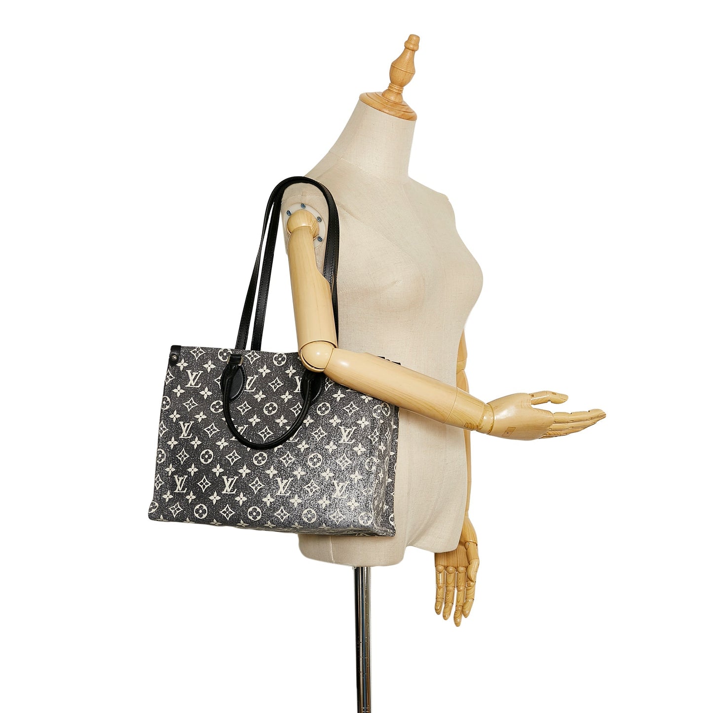 LOUIS VUITTON Monogram Denim Onthego MM Tote Bag