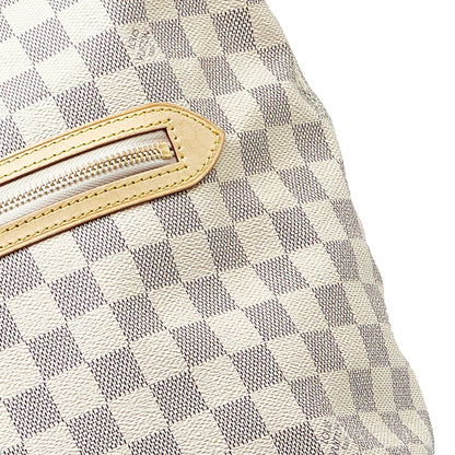 White Louis Vuitton Damier Azur Saleya GM Tote Bag