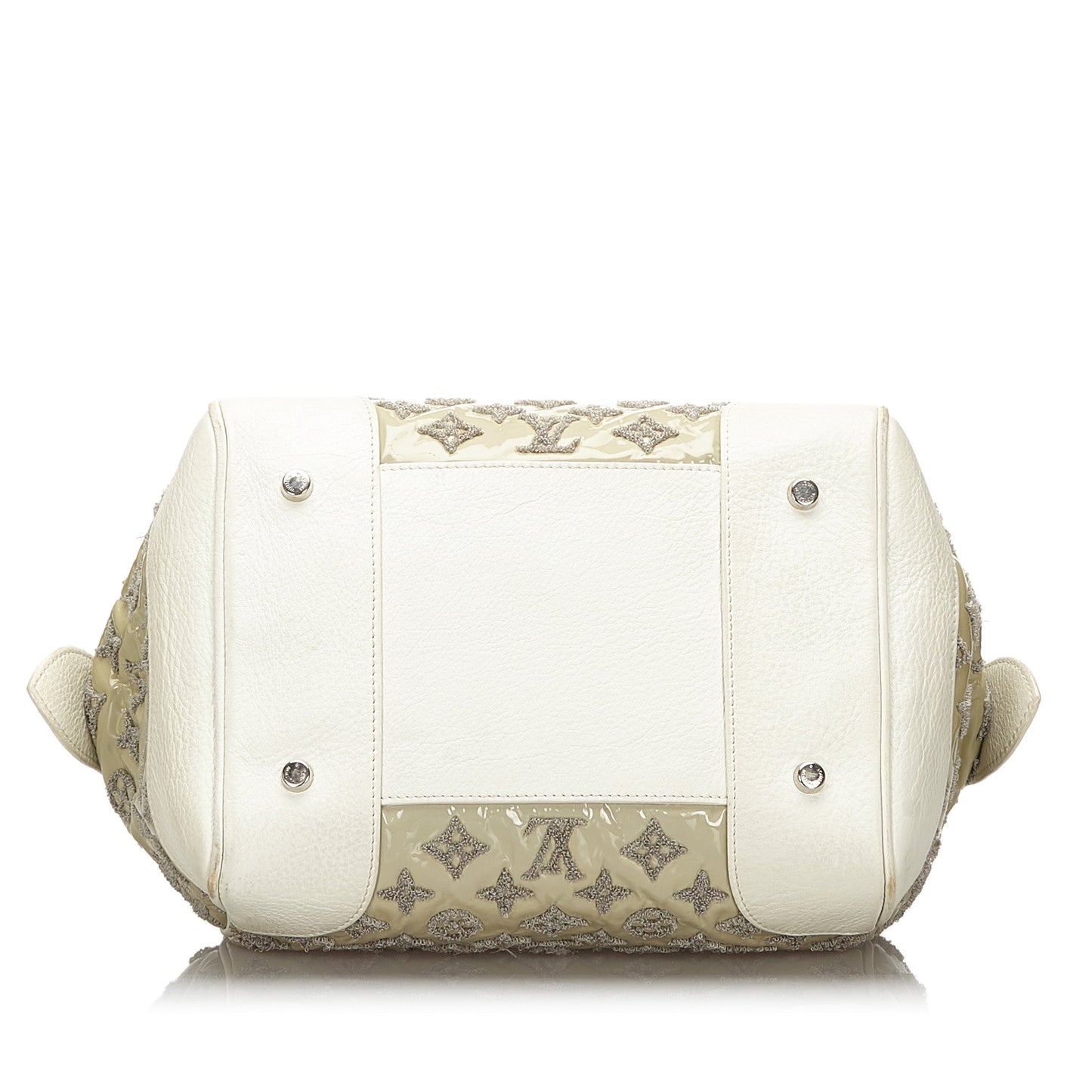 LOUIS VUITTON Monogram Bouclettes Speedy Round Bag