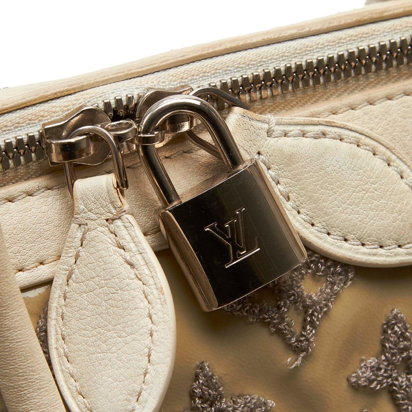LOUIS VUITTON Monogram Bouclettes Speedy Round Bag