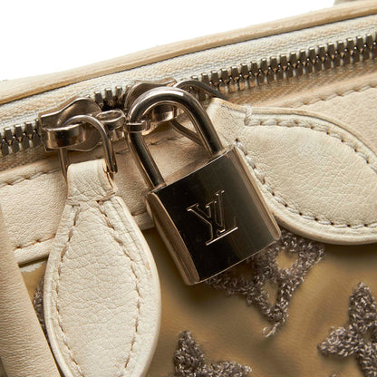 LOUIS VUITTON Monogram Bouclettes Speedy Round Bag