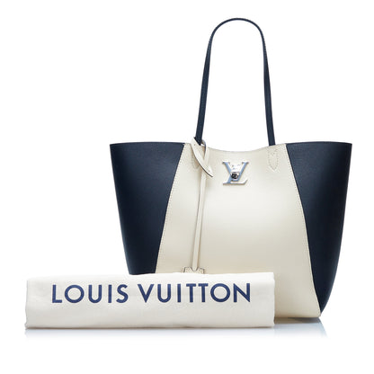 LOUIS VUITTON Lockme Cabas White