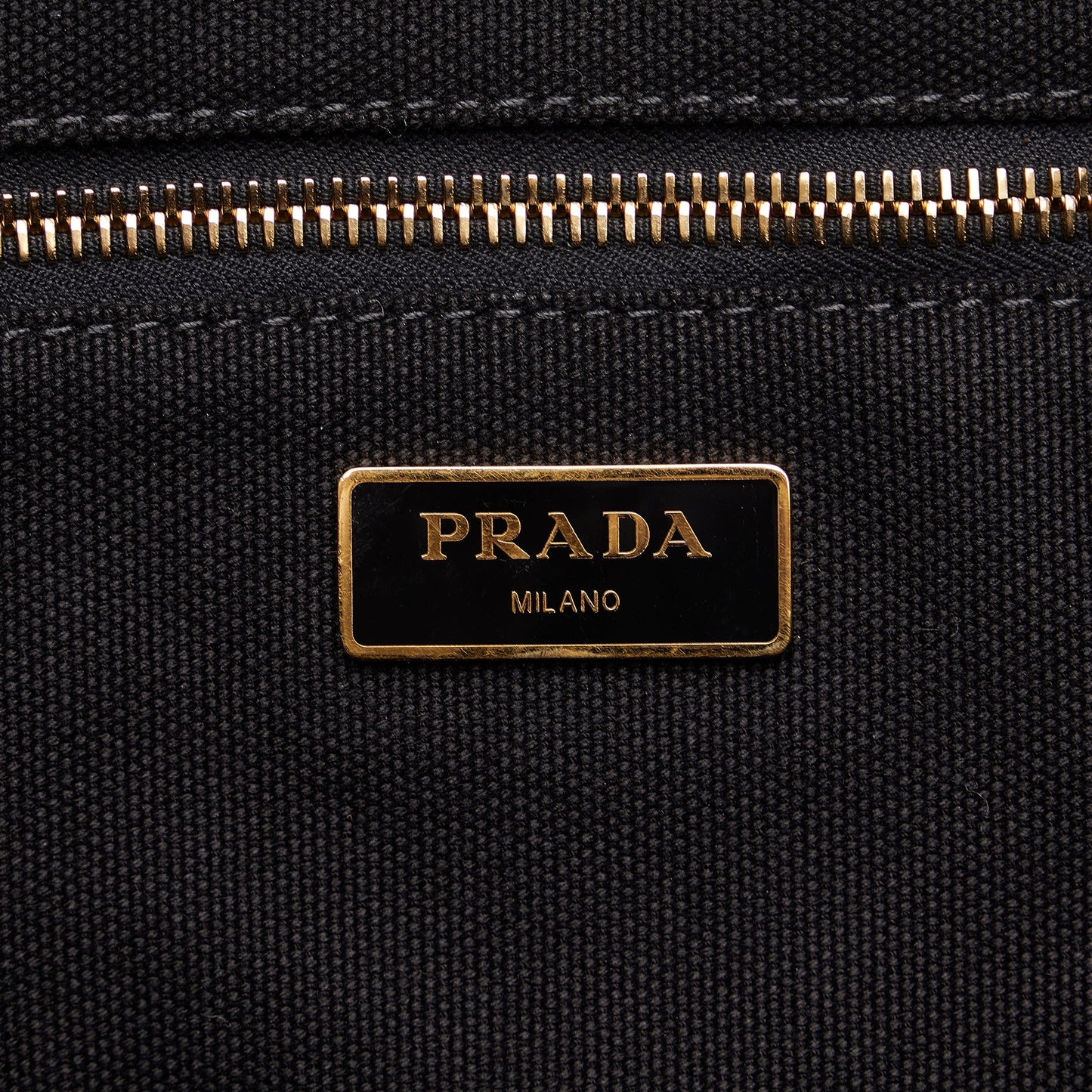 Brown Prada Canapa Camouflage Tote Bag