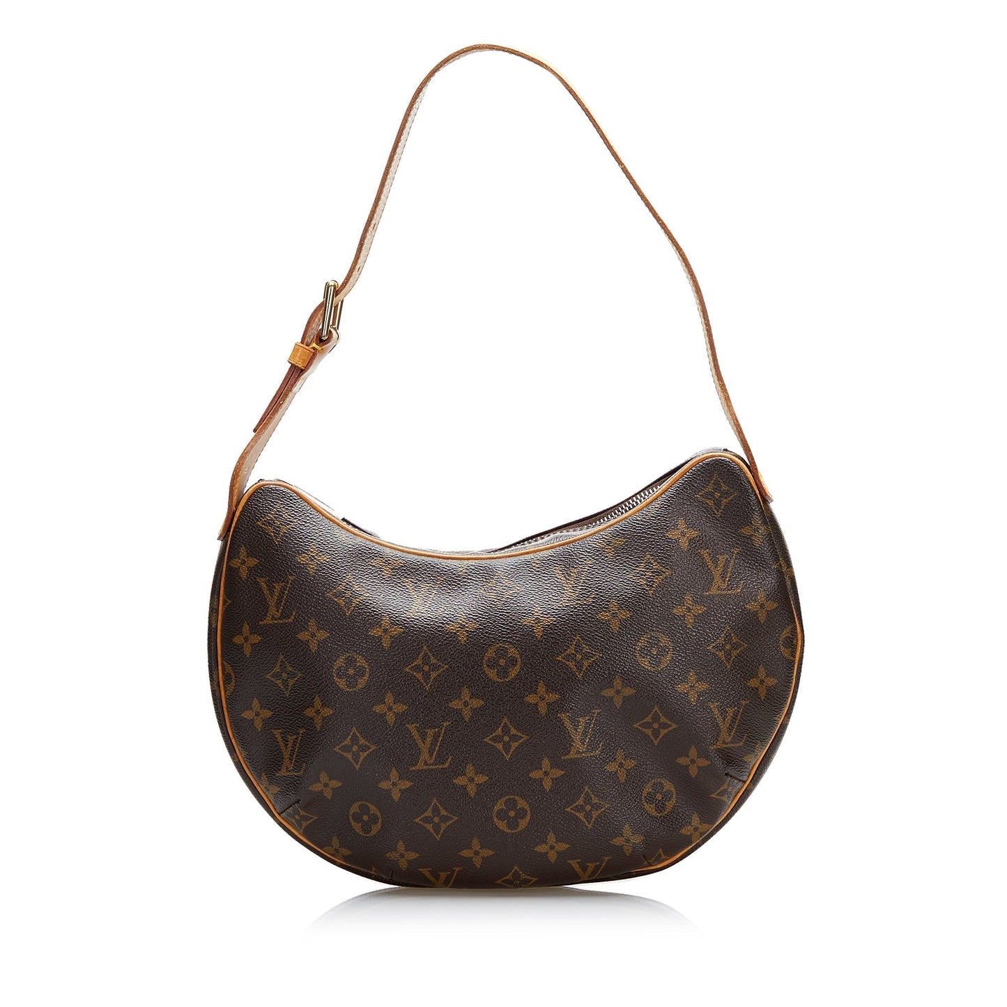 LOUIS VUITTON Monogram Croissant MM Brown