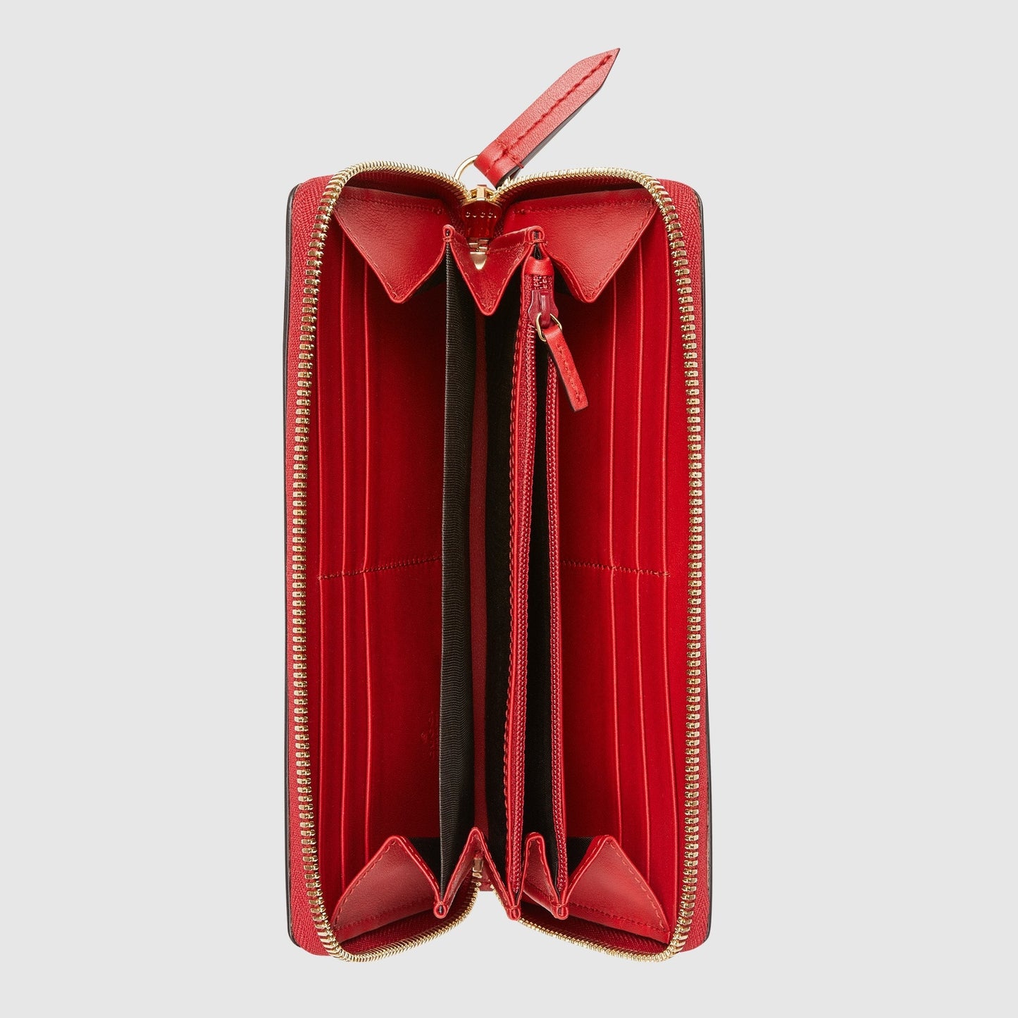 Gucci Sylvie Leather Continental Wallet Black