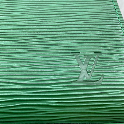 Louis Vuitton Green Leather Marlesherbes Bag