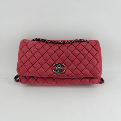 Chanel Iridescent Calfskin New Bubble Quilt Flap Bag