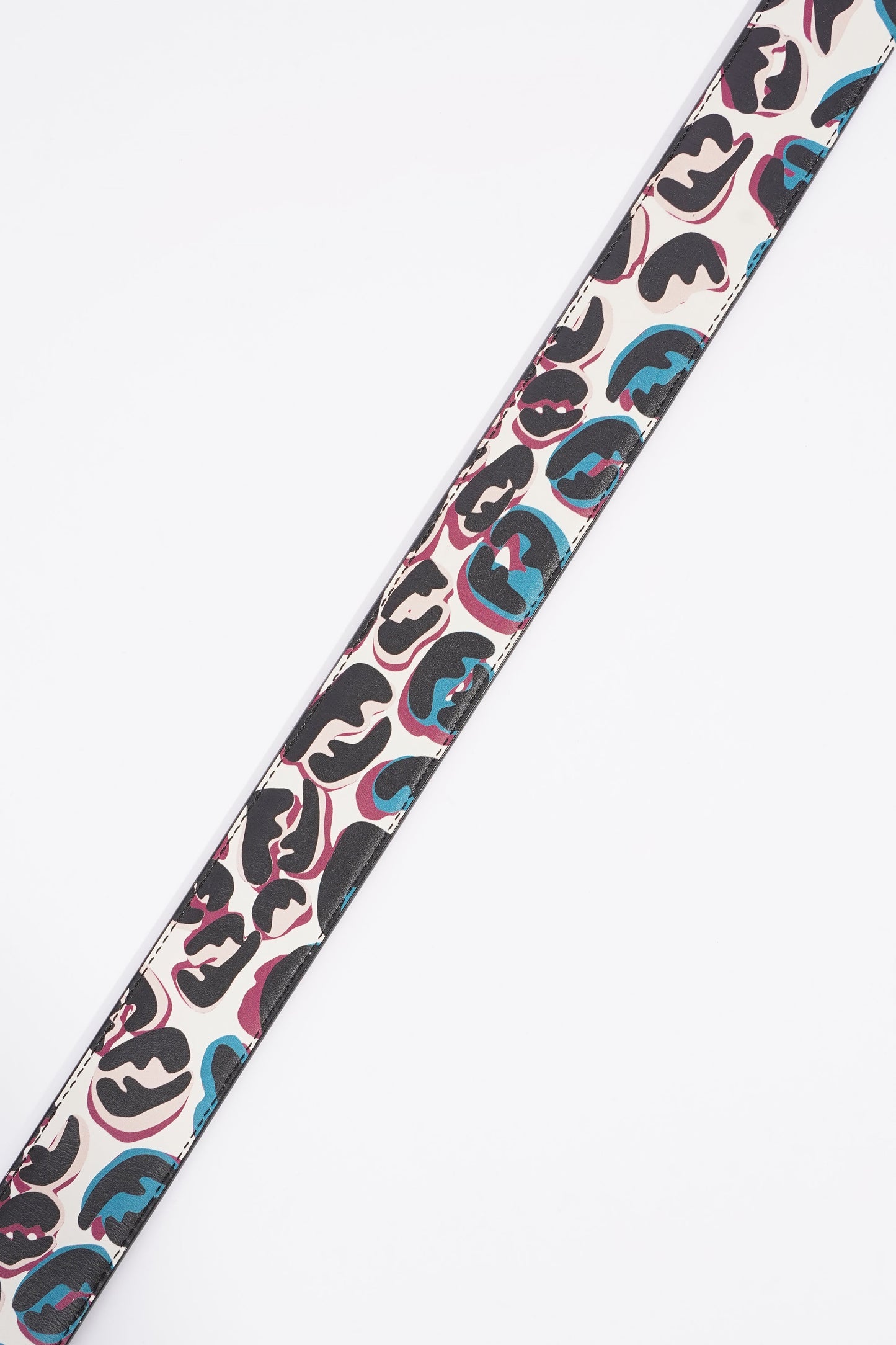 Fendi Strap You Multi FF Print / Black Leather