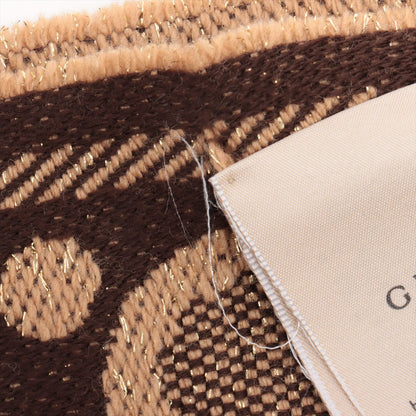 ITEM 11 - Gucci Reversible Monogram Brown Scarf