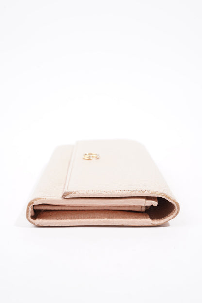 Gucci Marmont Long Wallet Pink Leather