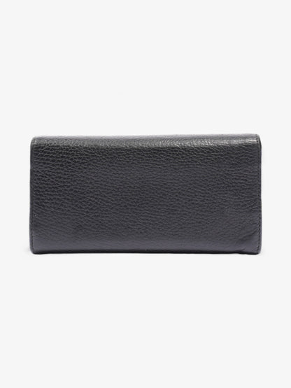 Gucci GG Marmont Continental Wallet Black Calfskin Leather