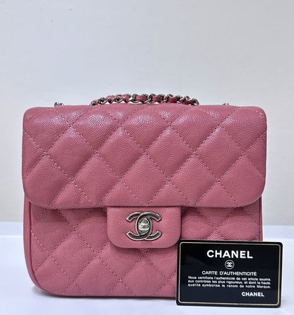 Chanel Flap Small Quilted Pink Shoulder Bag
