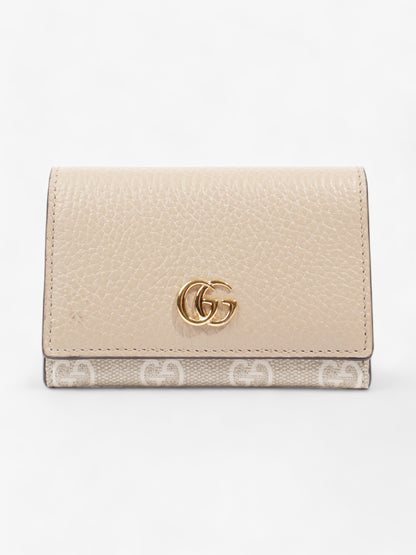 Gucci GG Marmont Wallet Beige Leather