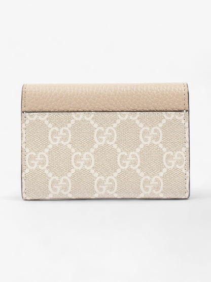 Gucci GG Marmont Wallet Beige Leather