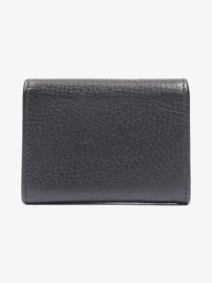 Gucci GG Marmont Trifold Wallet Black Leather