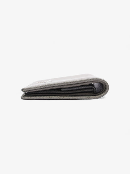 Prada Wallet Grey Saffiano Leather
